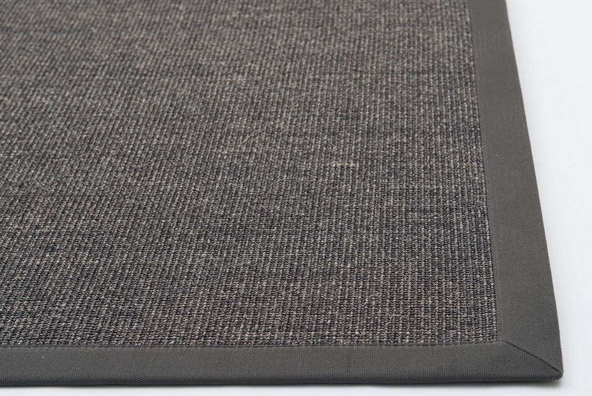 FLACHWEBETEPPICH 130/190 cm Anthrazit  - Anthrazit, Design, Textil (130/190cm) - Linea Natura