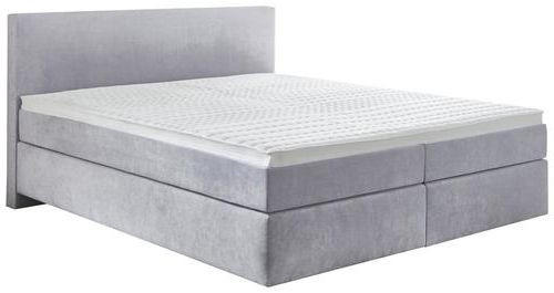 BOXSPRINGBETT 180/200 cm  in Pastellblau  - Pastellblau/Schwarz, KONVENTIONELL, Kunststoff/Textil (180/200cm) - Hom`in