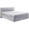 BOXSPRINGBETT 180/200 cm  in Pastellblau  - Pastellblau/Schwarz, Konventionell, Kunststoff/Textil (180/200cm) - Hom`in
