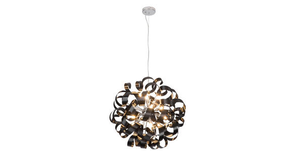 LED-HÄNGELEUCHTE 60/180 cm - Schwarz, Design, Metall (60/180cm) - Ambiente