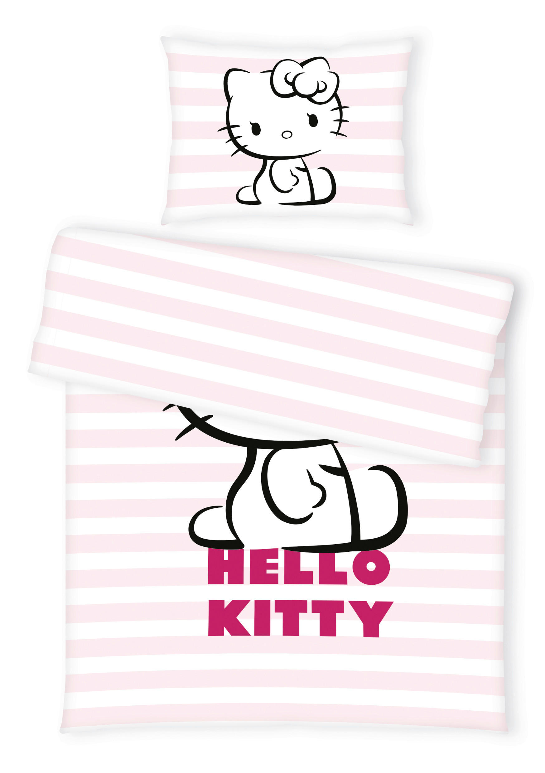 POSTELJINA ZA MLADE HELLO KITTY 140/200 cm višebojna  - višebojna, Konvencionalno, tekstil (140/200cm) - Hello Kitty