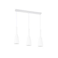 HÄNGELEUCHTE Solin 100/50/10 cm  - Weiß, Design, Metall (100/50/10cm)