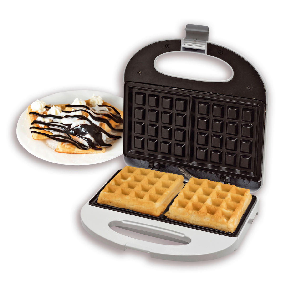 GOFRISÜTŐ - fehér, kerámia (28,2/9,5/25,4cm)