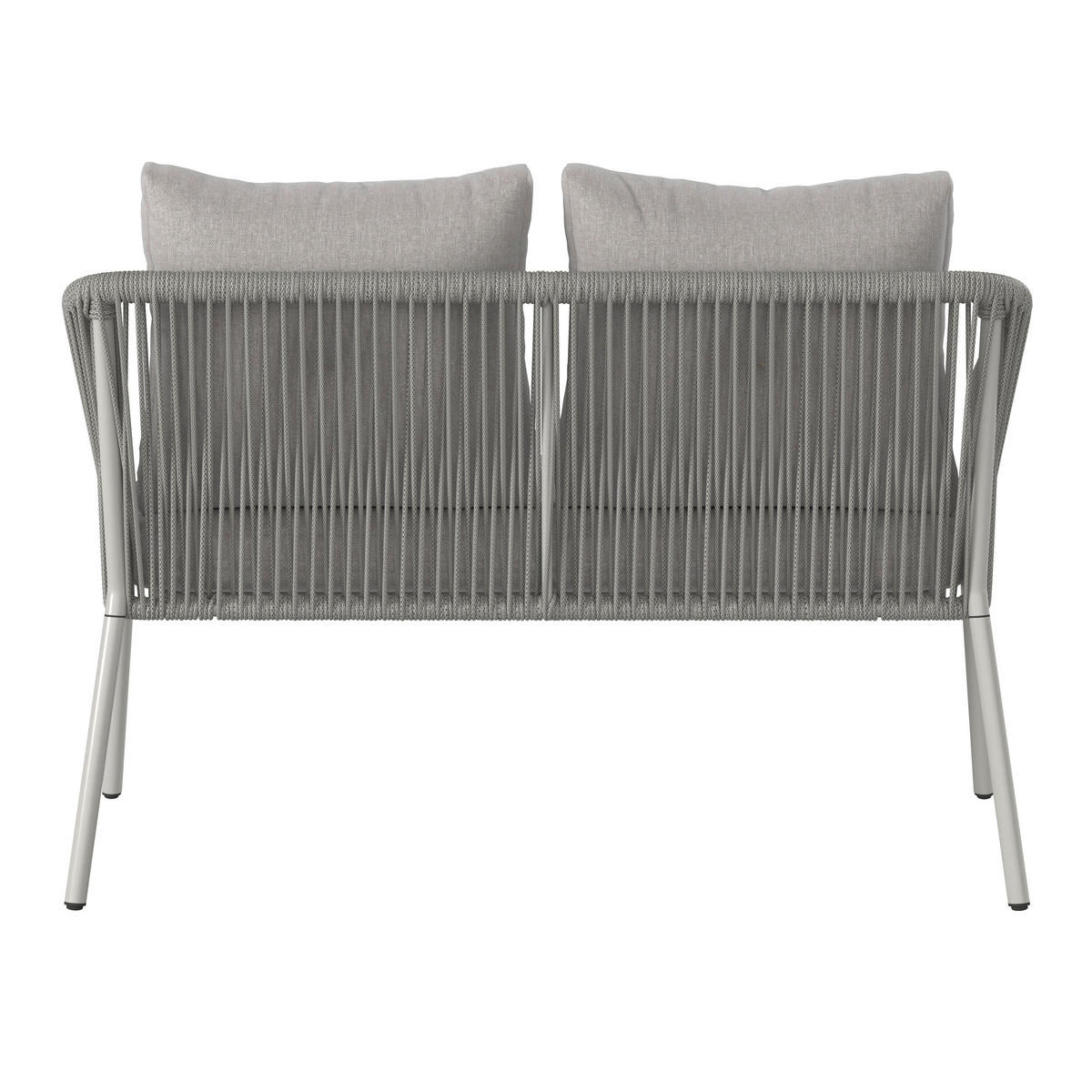 GARTENSET 4-teilig  - Dunkelgrau/Beige, MODERN, Textil/Metall - Ambia Garden