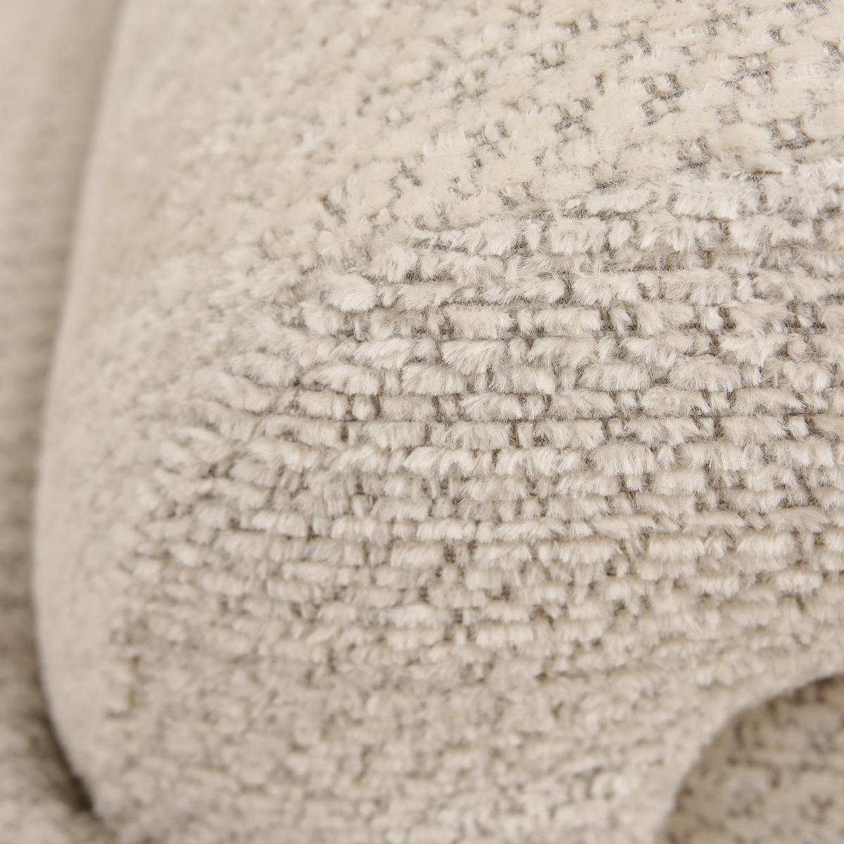 WOHNLANDSCHAFT in Struktur Beige  - Beige, Design, Textil/Metall (190/364/270cm) - Stylife