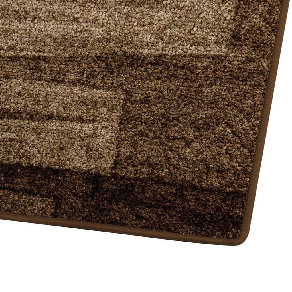 Thumbnail - Floordirekt Läufer Via Veneto, Braun, Textil, Uni, rechteckig, 80x500 cm, pflegeleicht, Teppiche & Böden, Teppiche, Tepp...