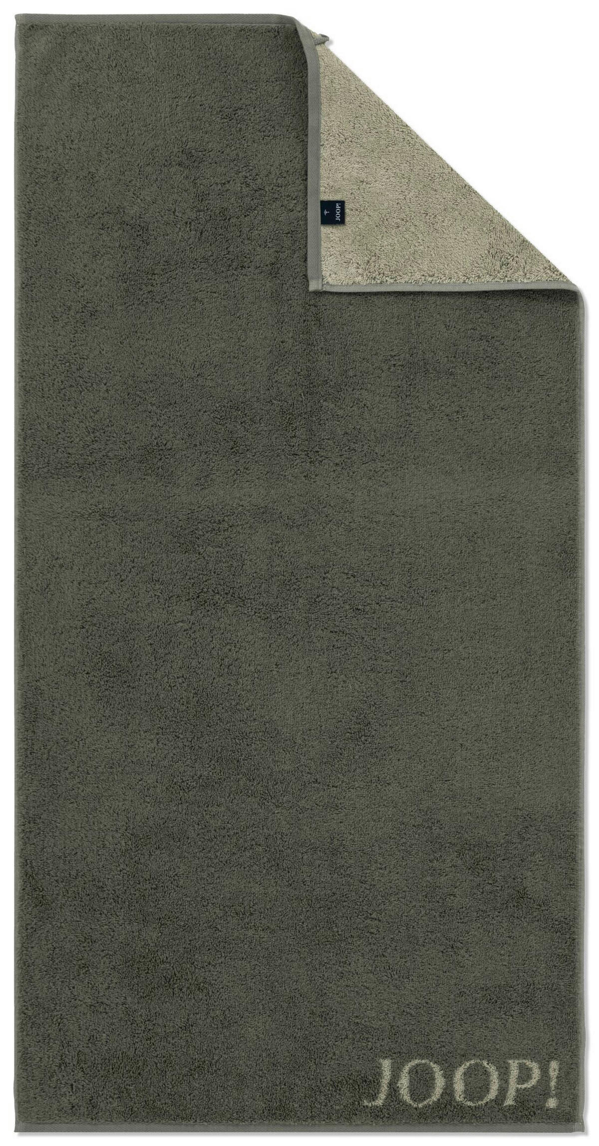 DUSCHTUCH Contour Doubleface  - Dunkelgrau/Hellgrau, Basics, Textil (50/100cm) - Joop!