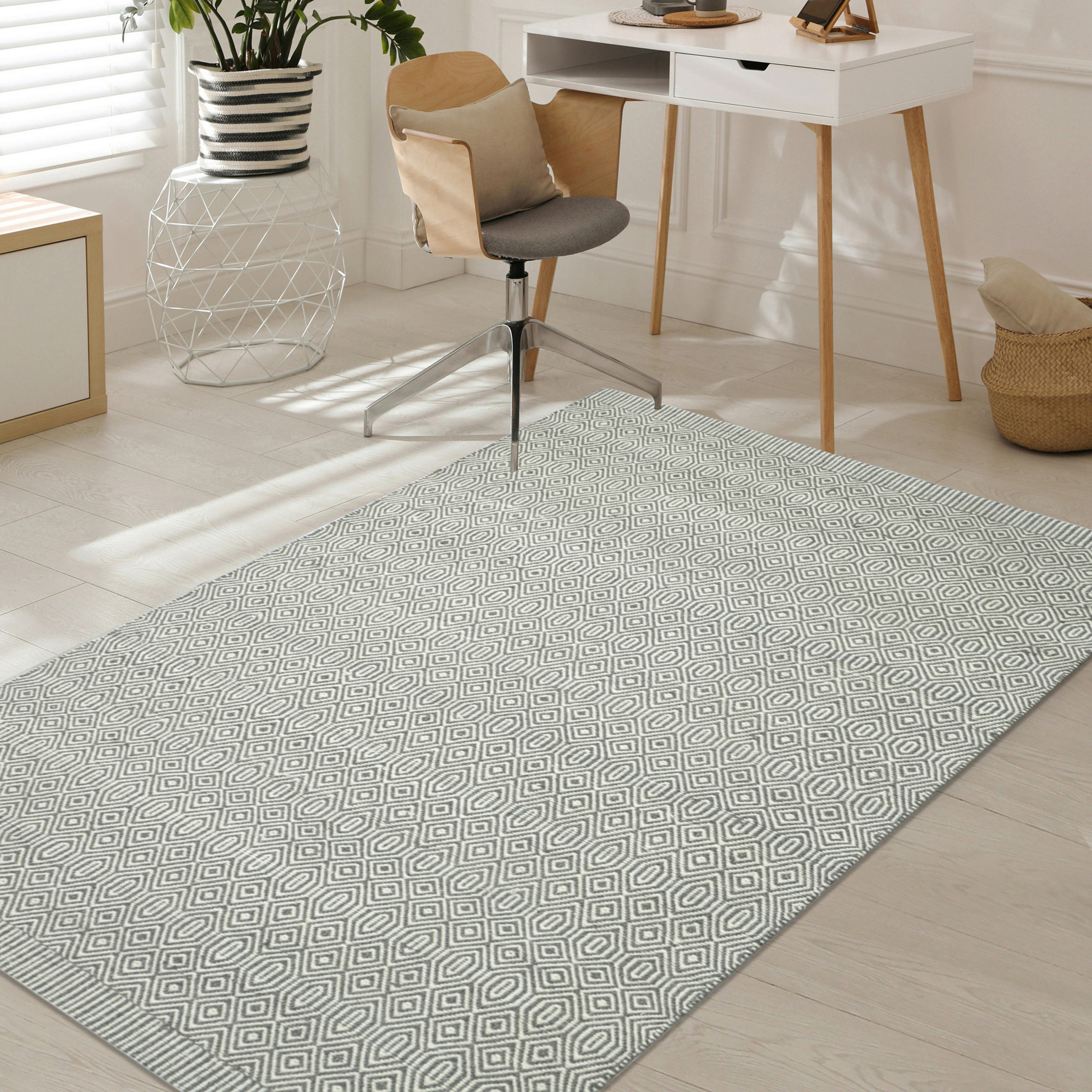 WOLLTEPPICH 160/230 cm Grau  - Grau, Basics, Textil (160/230cm)