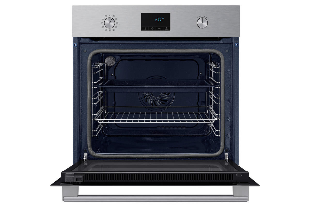 EINBAUBACKOFEN NV68A1170BS/OL  - Silberfarben/Schwarz, Design, Glas/Metall (59,5/59,5/57cm) - Samsung