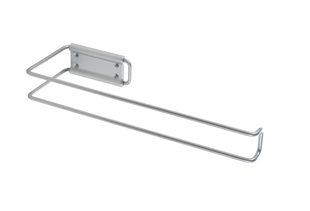 SUPORT ROLĂ DE BUCĂTĂRIE - gri, Basics, metal (30/3/10cm)