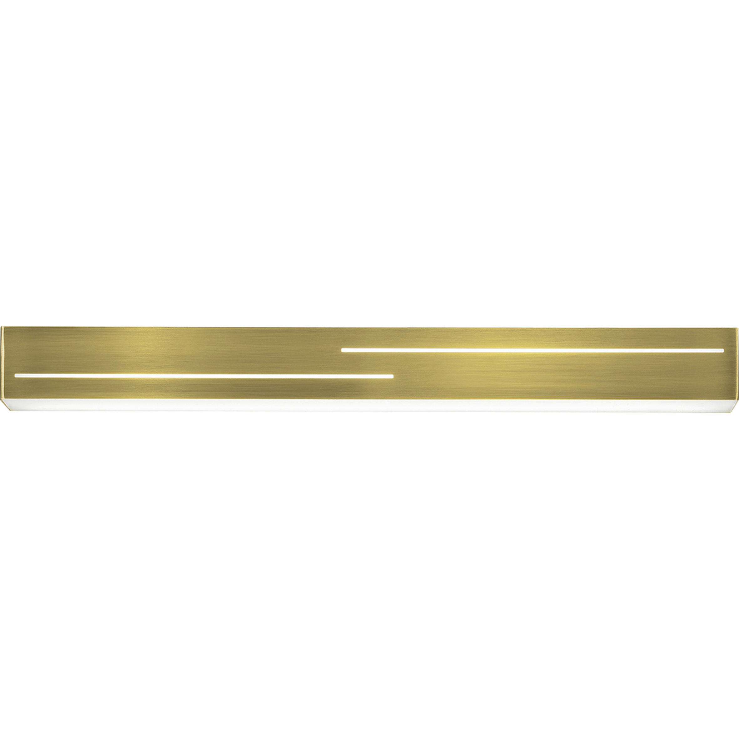 LED-WANDLEUCHTE Banny 50,5/7/5 cm   - Messingfarben, Basics, Kunststoff/Metall (50,5/7/5cm) - Fabas Luce