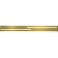 LED-WANDLEUCHTE Banny 50,5/7/5 cm   - Messingfarben, Basics, Kunststoff/Metall (50,5/7/5cm) - Fabas Luce