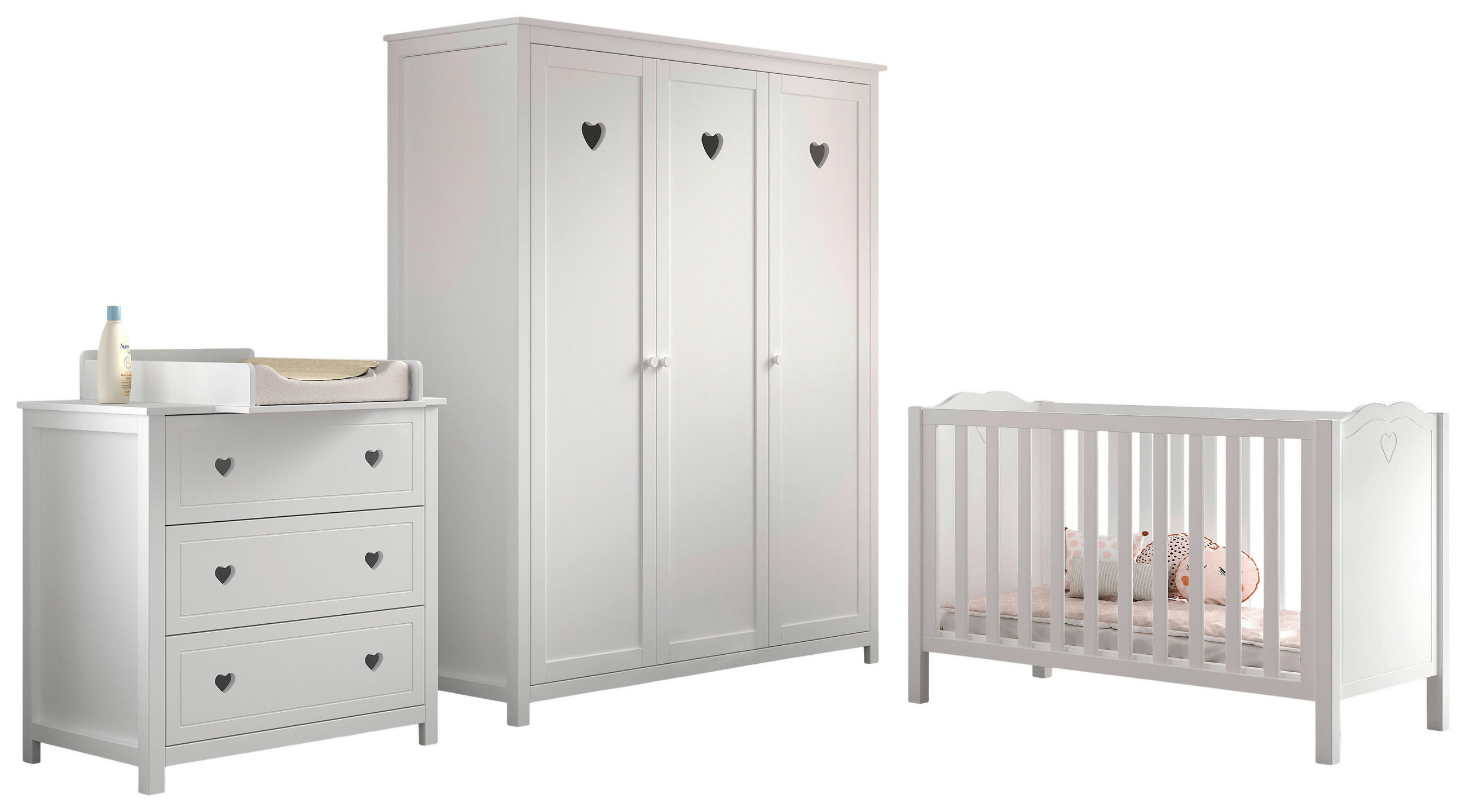 BABYZIMMER  - Weiß, MODERN, Holz/Holzwerkstoff - MID.YOU