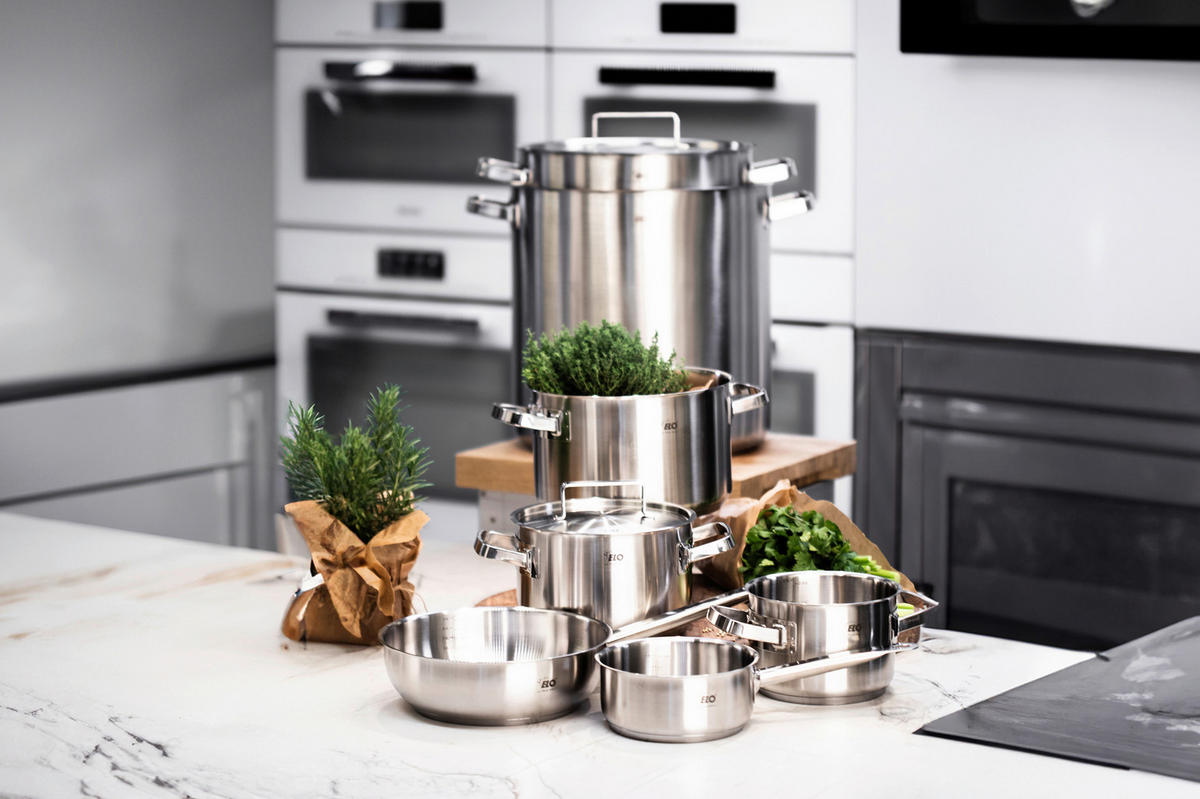 FLEISCHTOPF Profi Cuisine 13,5 L  - Silberfarben, Basics, Metall (32cm) - ELO