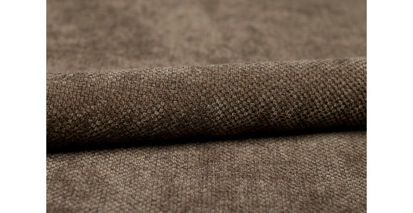 ECKSOFA Braun Flachgewebe - Schwarz/Braun, KONVENTIONELL, Textil/Metall (252/162cm) - Carryhome