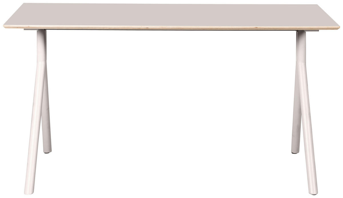 SCHREIBTISCH 140/60/75 cm Kaschmir  - Kaschmir, MODERN, Holz/Metall (140/60/75cm) - Carryhome