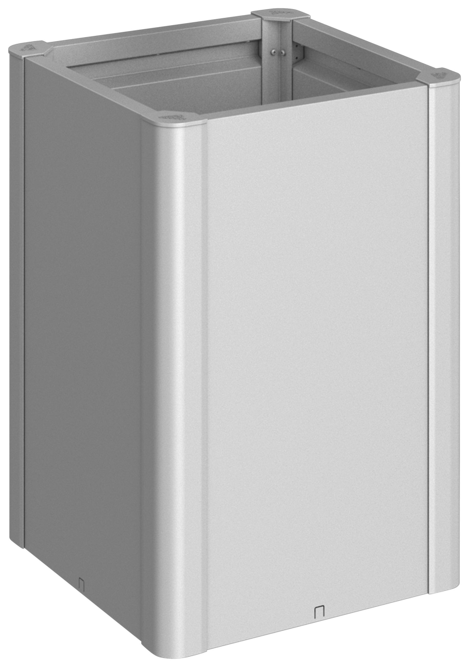 Biohort Hochbeet Belvedere Silber 53x77x53 cm