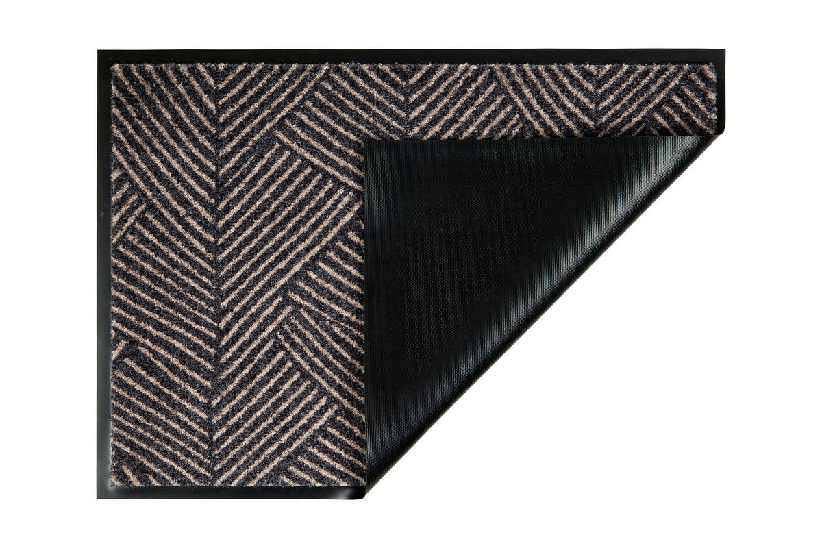 FUßMATTE  50/70 cm  Anthrazit, Hellgrau  - Anthrazit/Hellgrau, Trend, Textil (50/70cm) - Schöner Wohnen