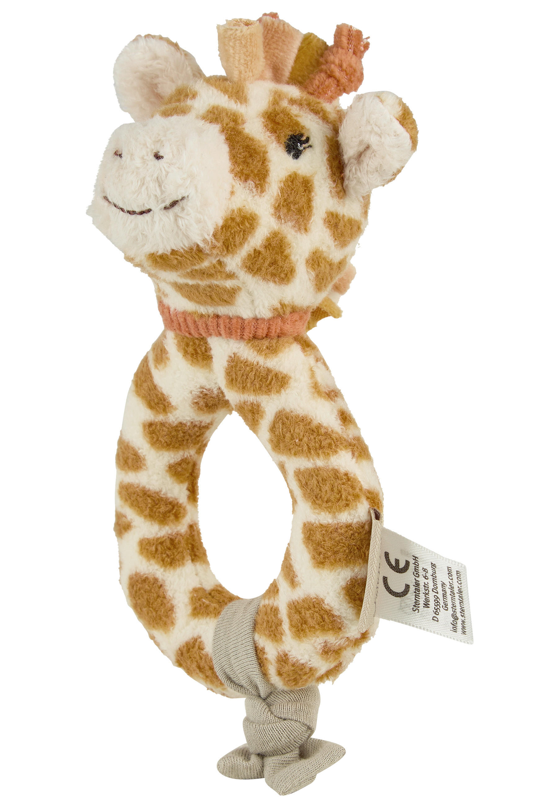 GREIFLING Giraffe Kaya  - Dunkelgelb, Basics, Textil (14/9/6cm) - Sterntaler
