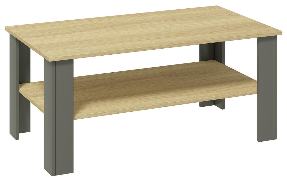 KONFERENČNÍ STOLEK, antracitová, medová, kompozitní dřevo, 100/55/44 cm - medová/antracitová, Design, kompozitní dřevo (100/55/44cm) - Livetastic