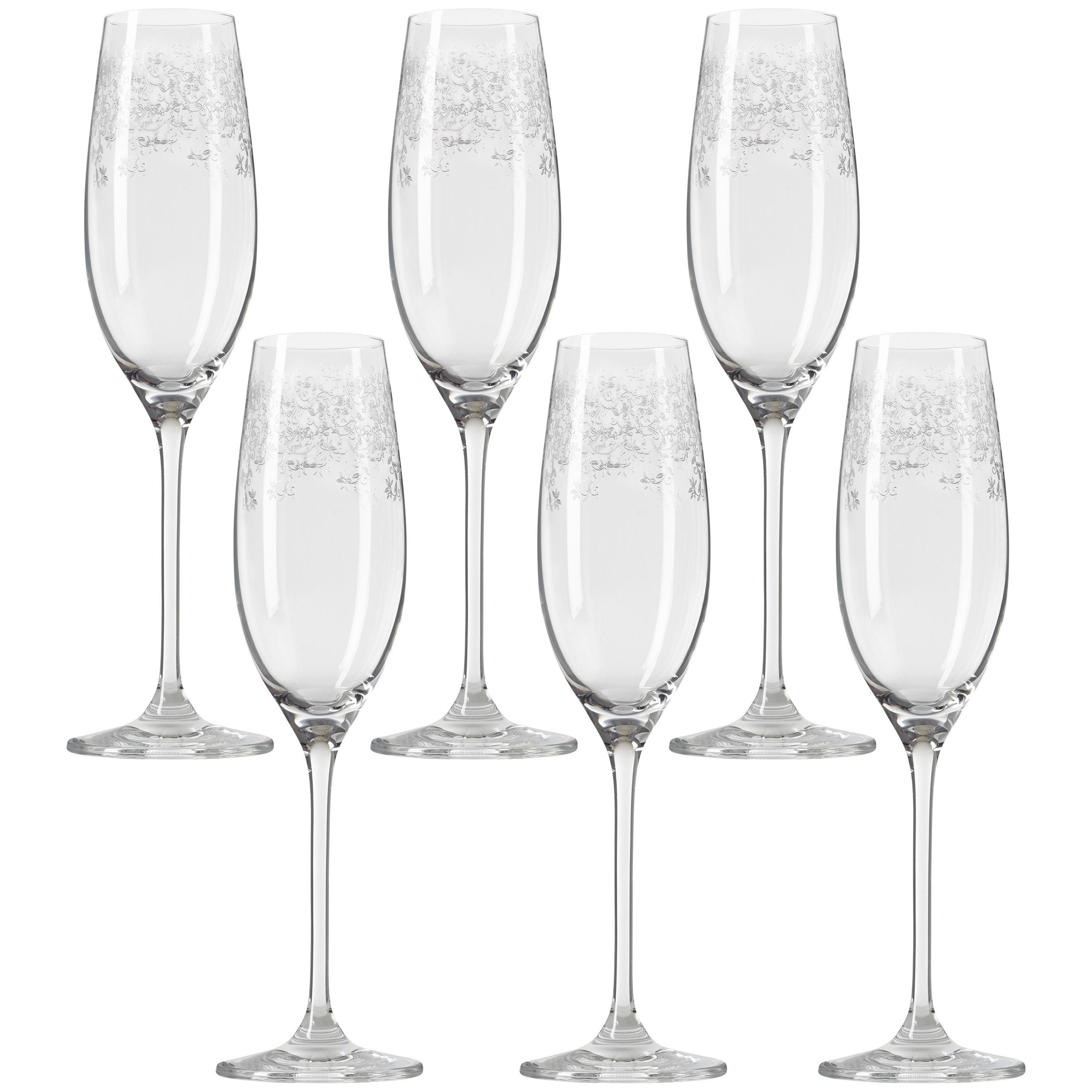 GLÄSERSET Chateau 6-teilig  - Transparent, LIFESTYLE, Glas (200ml) - Leonardo