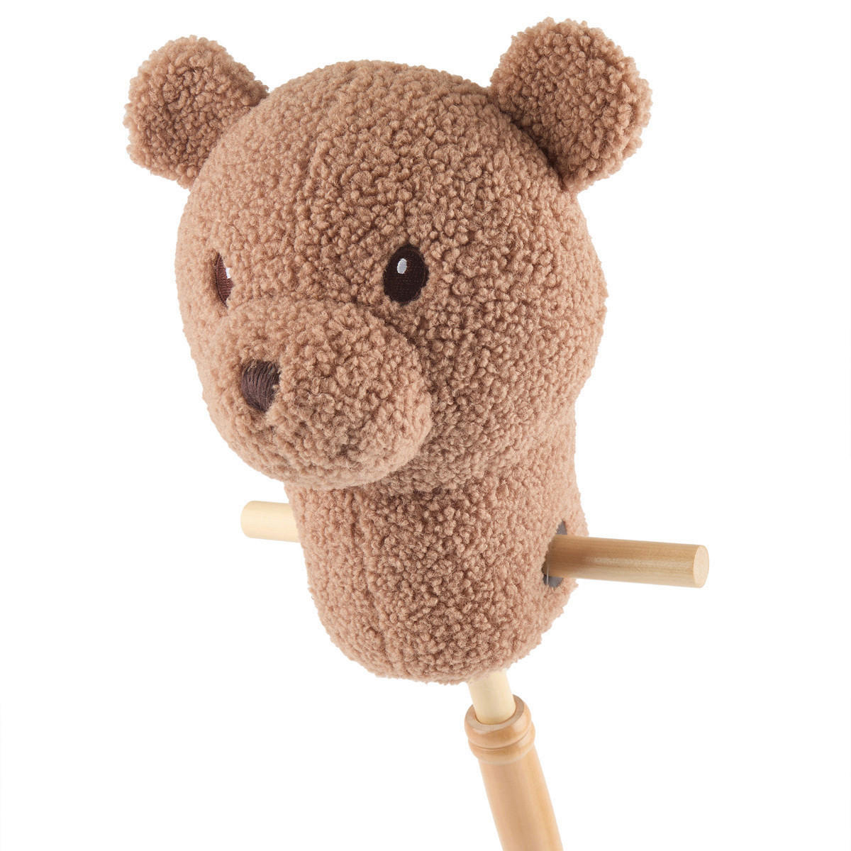 STECKENPFERD - Braun, Basics, Holz/Textil (24/21/90cm)
