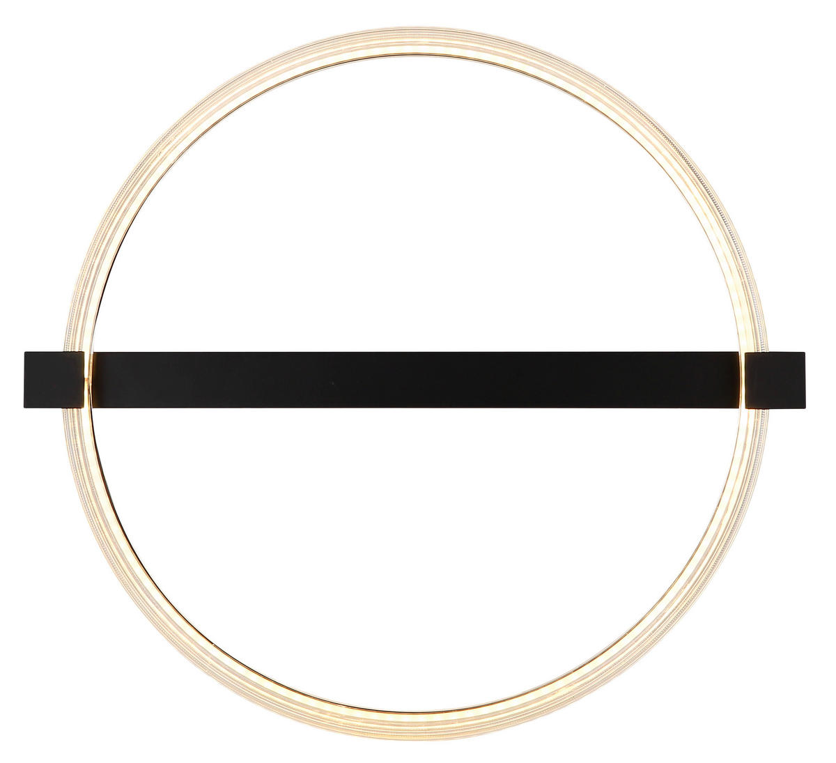 STROPNA LED-SVETILKA  Fletcher   3000 K 230 V  - črna/bela, Design, kovina/umetna masa (41,4/38/8,5cm) - Globo