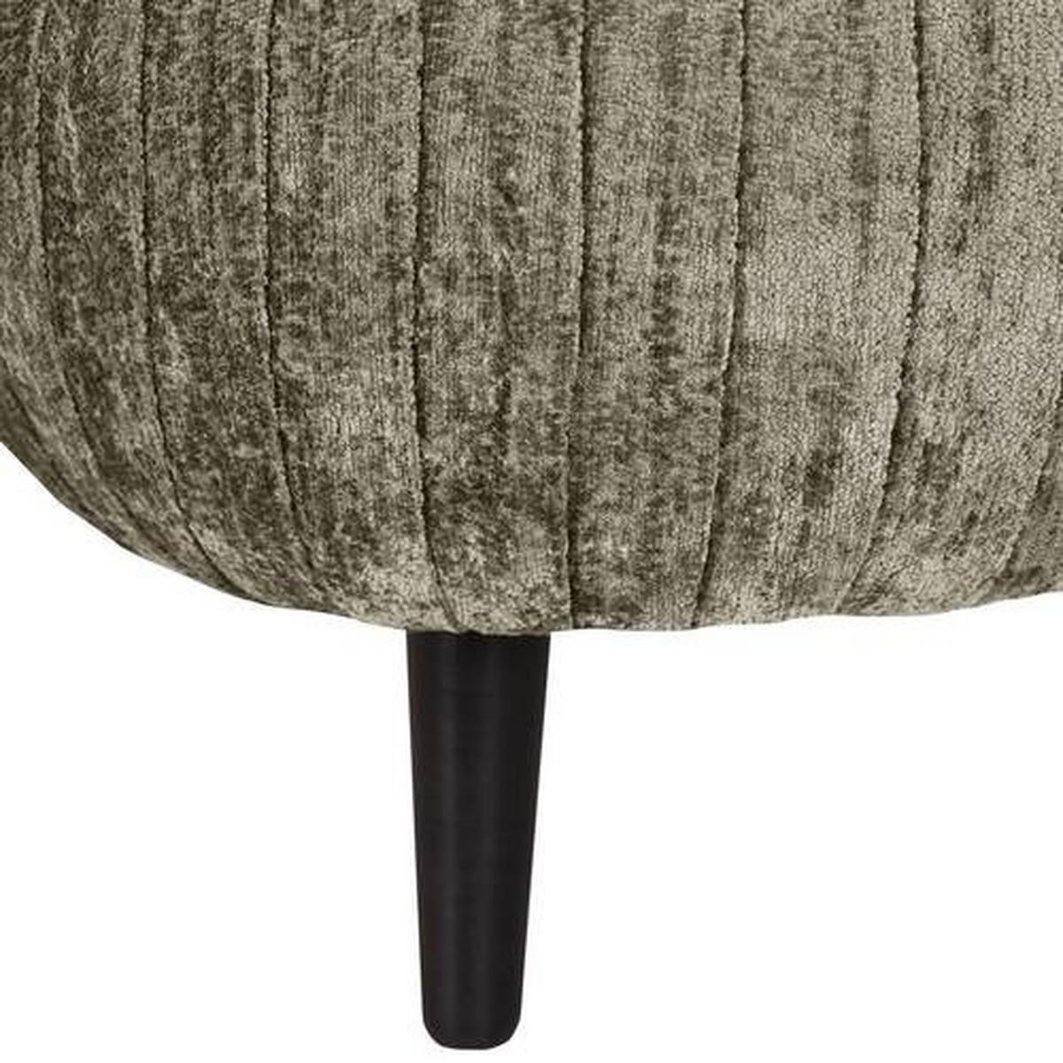 ECKSOFA in Chenille Taupe  - Taupe/Schwarz, Design, Holz/Textil (265/200cm) - Landscape