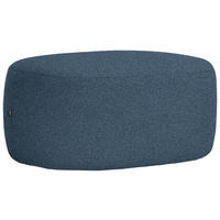 HOCKER in Textil Dunkelblau  - Schwarz/Dunkelblau, MODERN, Kunststoff/Textil (88/43/66cm) - Hom`in