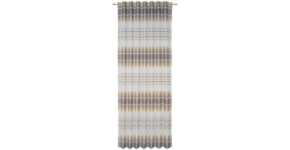 FERTIGVORHANG halbtransparent  - Grau, KONVENTIONELL, Textil (140/245cm) - Esposa