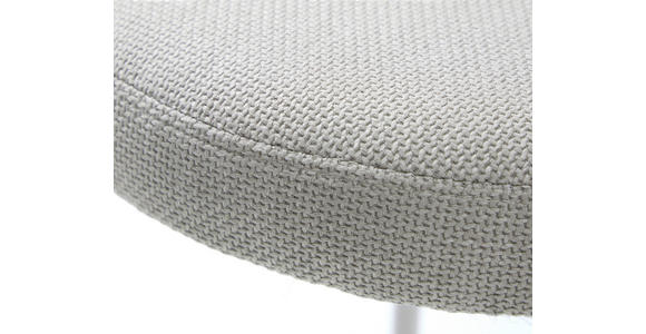 HOCKER Webstoff Sandfarben, Beige  - Sandfarben/Beige, Basics, Textil/Metall (43,5/48/43,5cm) - Xora