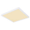 LED-DECKENLEUCHTE Sapana 29,4/29,4/2,5 cm   - Opal/Weiß, Basics, Kunststoff (29,4/29,4/2,5cm) - Globo