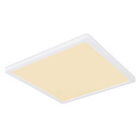 LED-DECKENLEUCHTE Sapana 29,4/29,4/2,5 cm   - Opal/Weiß, Basics, Kunststoff (29,4/29,4/2,5cm) - Globo