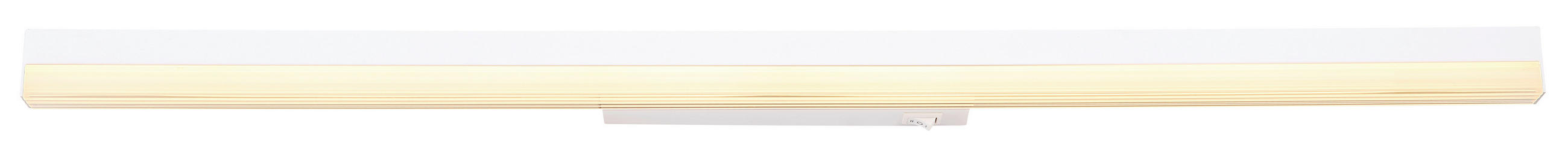 LED VÄGGLAMPA 80/6,5/4 cm   - vit/opal, Basics, metall/plast (80/6,5/4cm) - Globo