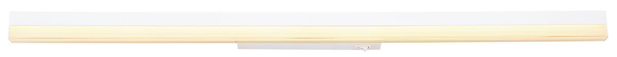 LED-WANDLEUCHTE - Weiss/Opal, Basics, Kunststoff/Metall (80/6,5/4cm) - Globo