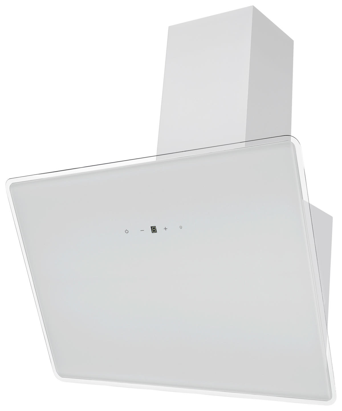 DUNSTABZUGSHAUBE CH112060W  - Weiß, Basics, Glas/Metall (59,5/75-110/38,5cm) - Respekta