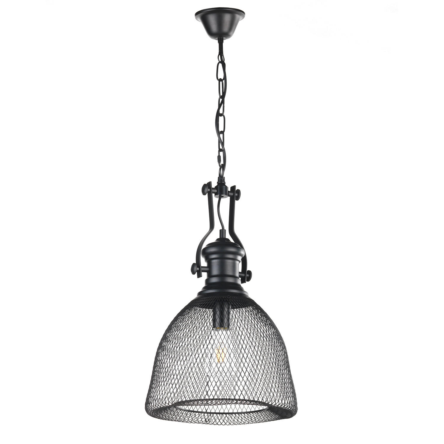 HÄNGELEUCHTE 32/90 cm   - Schwarz, KONVENTIONELL, Metall (32/90cm)