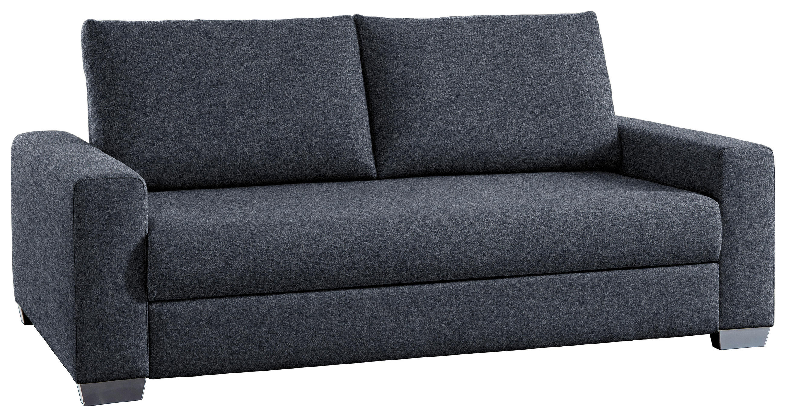 SCHLAFSOFA Grau  - Silberfarben/Grau, Design, Holz/Textil (182/77-88/110/120cm) - Bali