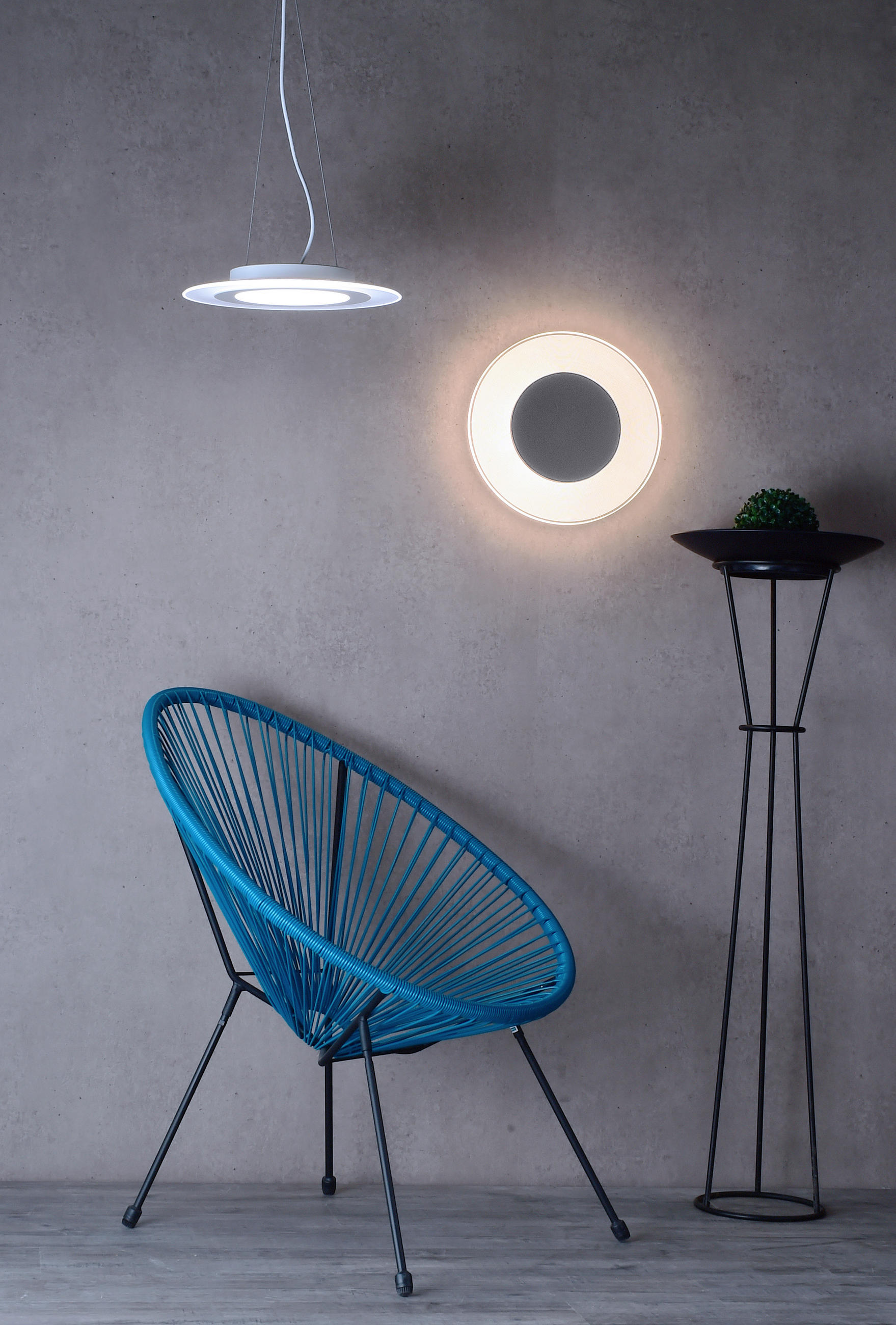LED-DECKENLEUCHTE    42/42/4,5 cm  - Grau, Konventionell, Kunststoff/Metall (42/42/4,5cm)