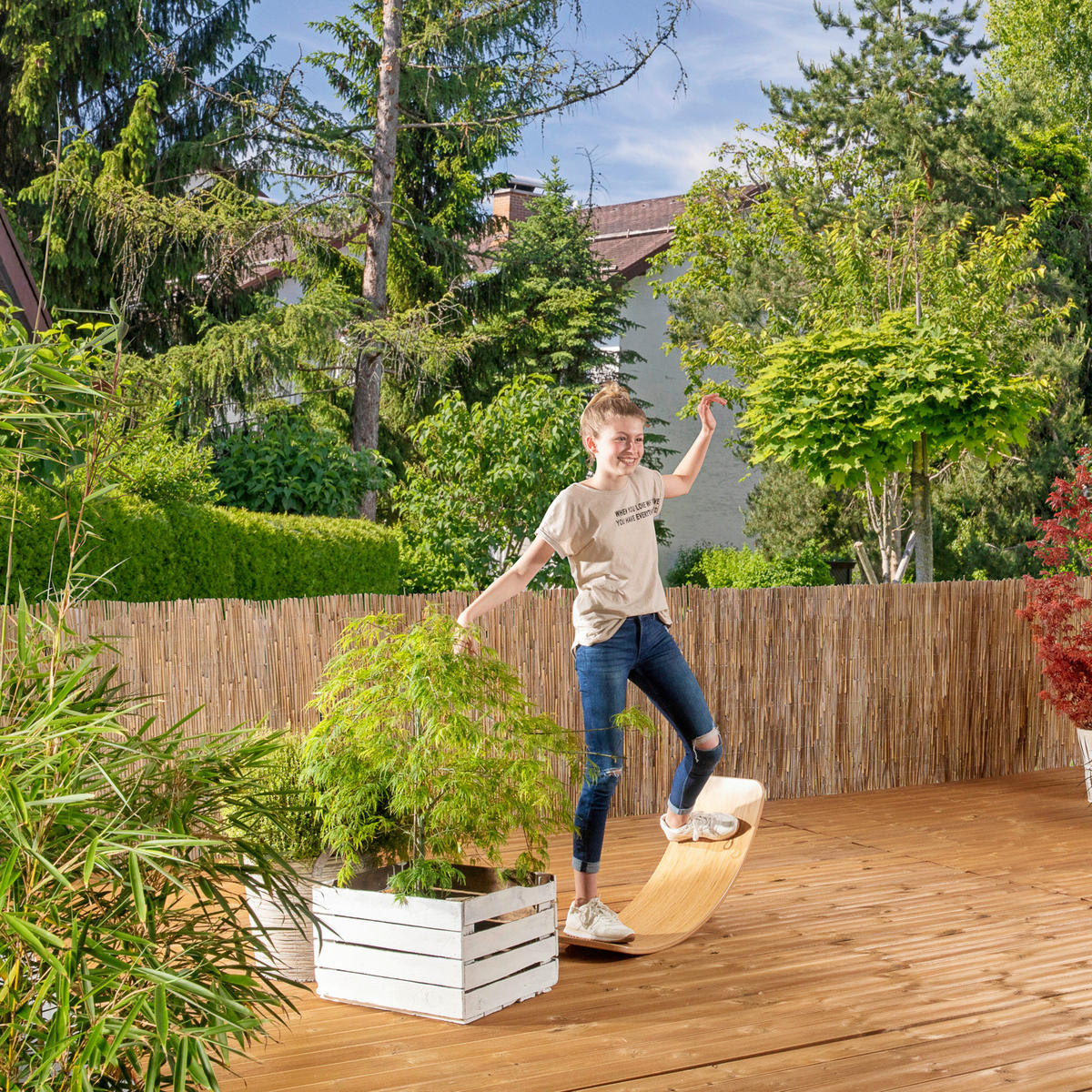 SICHTSCHUTZ - Naturfarben, Basics, Naturmaterialien (300/90cm)