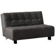 SCHLAFSOFA Anthrazit  - Anthrazit/Schwarz, Design, Textil/Metall (145/92/102cm) - Novel