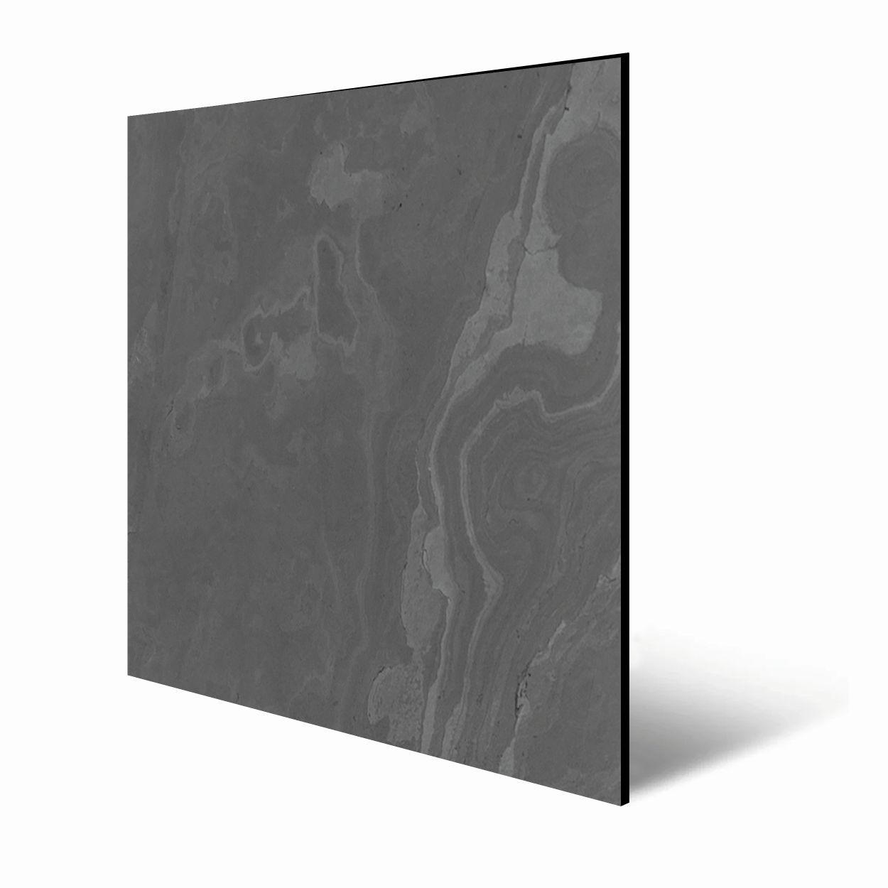 AKUSTIKPANEEL Echtstein Jangal Modular Wall System 52/52/0.7 cm  - Dunkelgrau, KONVENTIONELL, Stein/Textil (52/52/0.7cm) - Jangal