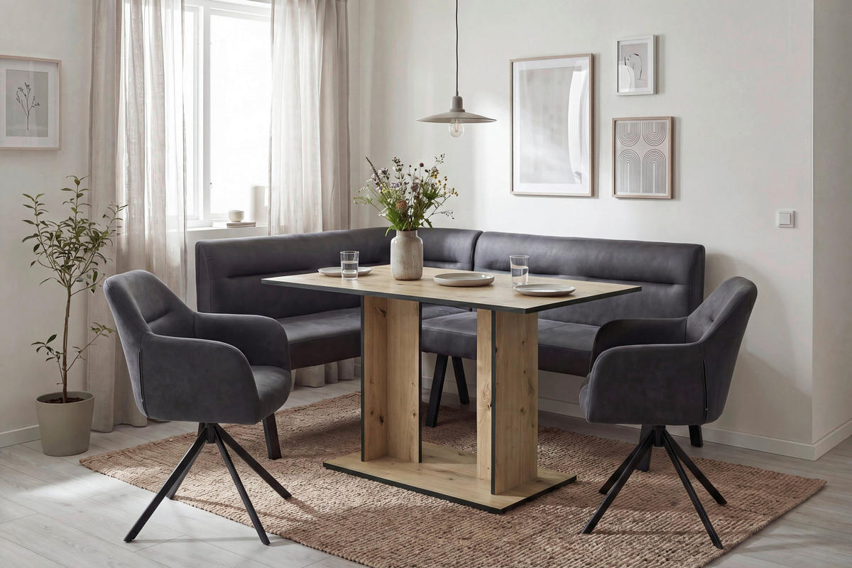 ESSTISCH 110/70/75 cm Nachbildung  Holzwerkstoff rechteckig Eiche Artisan  - Eiche Artisan, MODERN, Holzwerkstoff (110/70/75cm) - MID.YOU