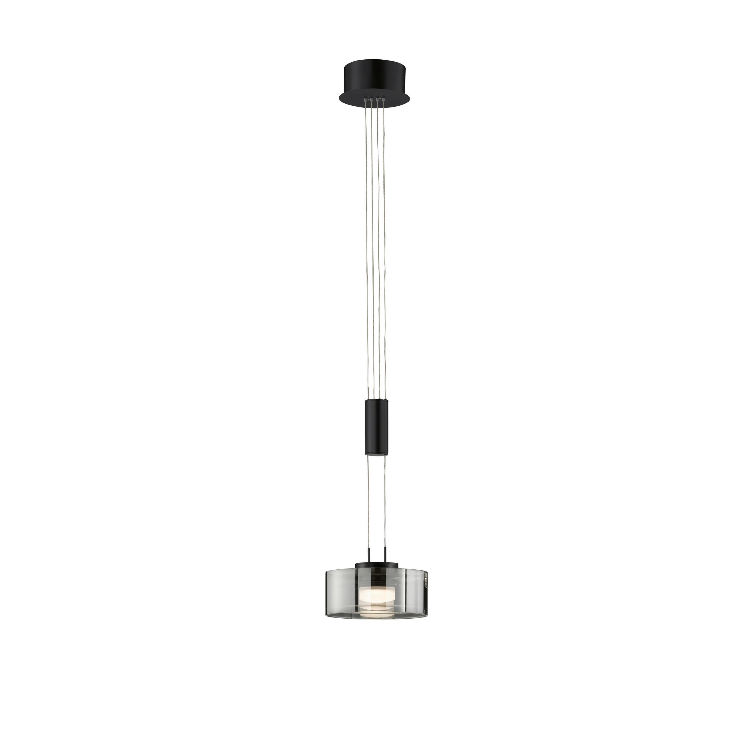 LED-HÄNGELEUCHTE Lavin 19/160 cm   - Design, Glas/Metall (19/160cm) - Fischer & Honsel