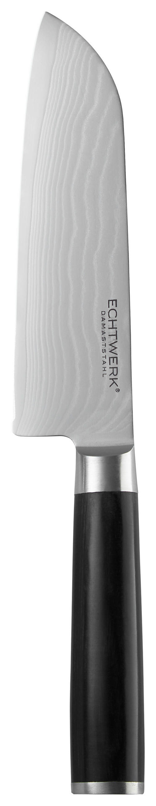 NŮŽ SANTOKU  - černá/barvy nerez oceli, Moderní, kov/dřevo (30,5cm) - Echtwerk