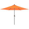 SONNENSCHIRM  305/305 cm  - Anthrazit/Orange, Basics, Textil/Metall (305/305cm) - Doppler