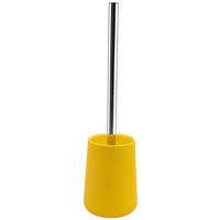 WC-BÜRSTENGARNITUR in Metall  Kunststoff   - Chromfarben/Gelb, Basics, Kunststoff/Metall (10/38,5/10cm) - Sadena