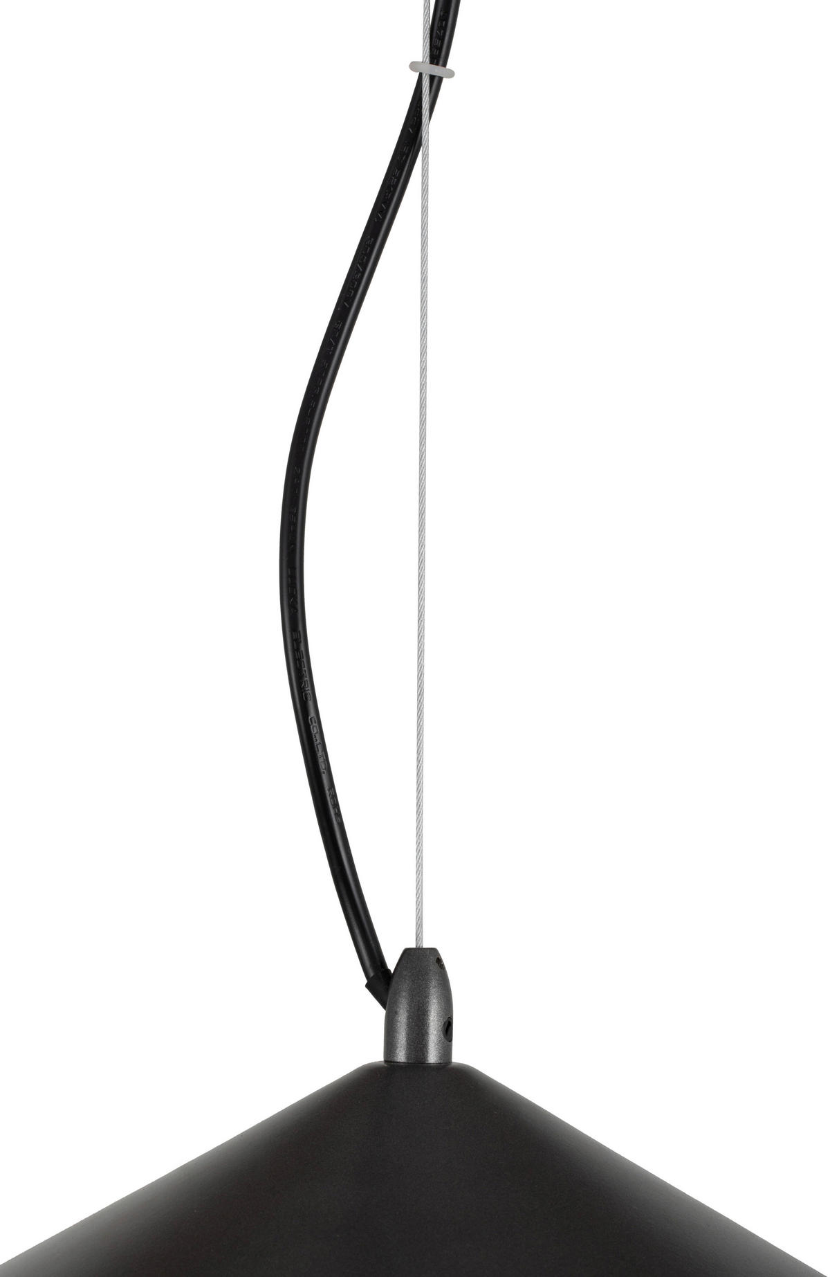 HÄNGELEUCHTE 80/126 cm   - Dunkelgrau/Schwarz, Design, Metall (80/126cm) - Collet's Monde