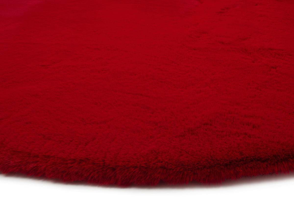 HOCHFLORTEPPICH 80 cm Silky Haven Rot  - Rot, Basics, Textil (80cm) - Novel
