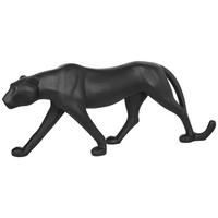 DEKOPANTHER - Schwarz, LIFESTYLE, Kunststoff (79,5/17,5/32cm) - Ambia Home